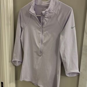 Nike Women's Light Purple Long Sleeve Top
